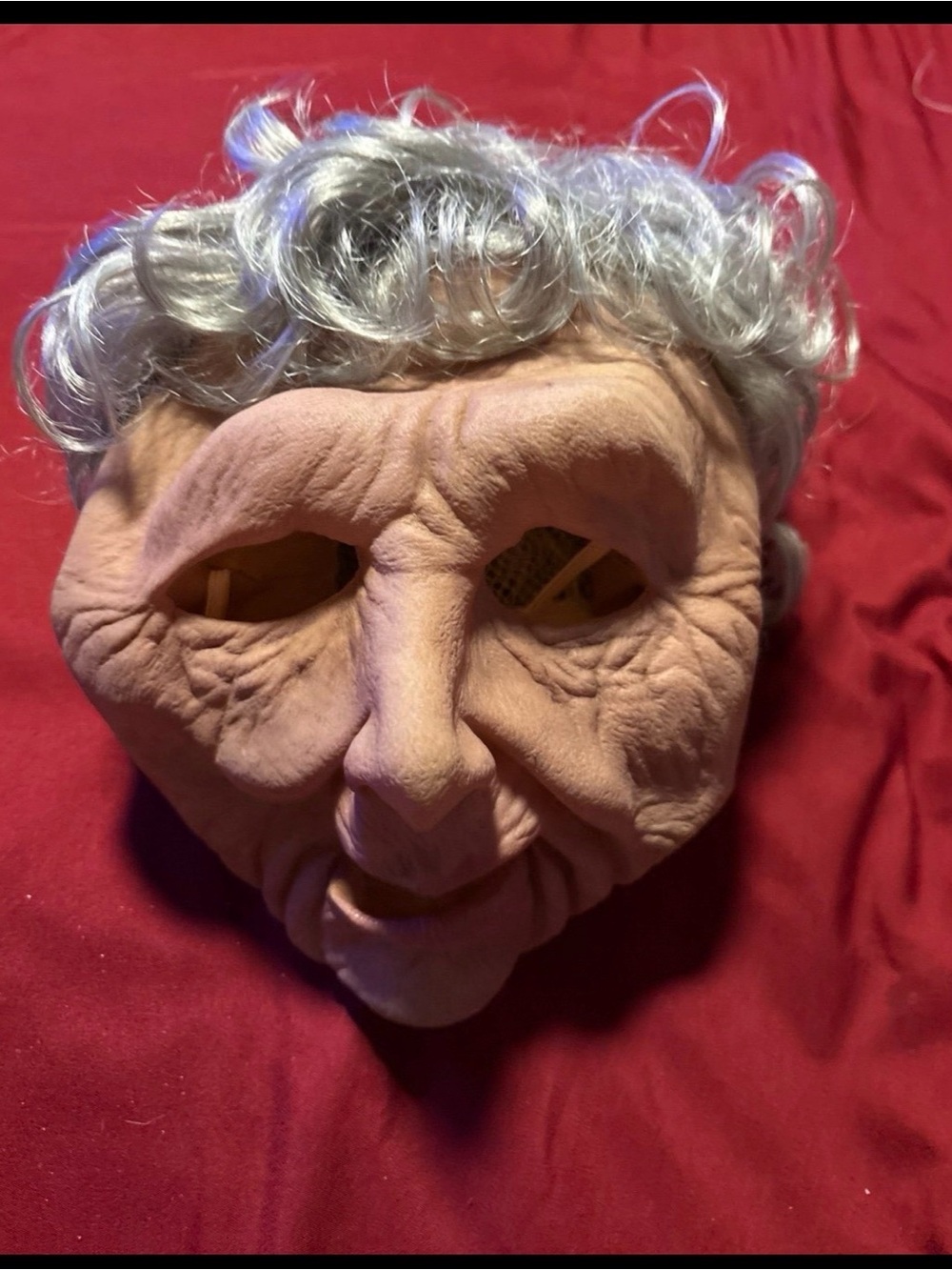 Old woman Halloween mask